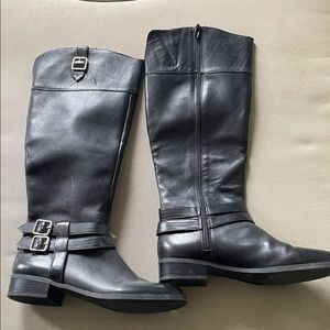 INC International Concepts Black Heeled Boots